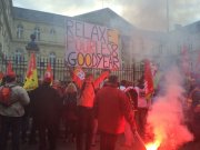 França: milhares exigiram a absolvição dos operários da Goodyear