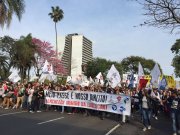 Milhares de estudantes nas ruas contra Marchezan em Porto Alegre