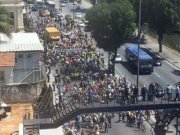 Rio de Janeiro é palco do primeiro ato de rua dos ecetistas em greve