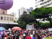 Em BH, milhares de mulheres marcham contra o machismo, Bolsonaro e por justiça Marielle