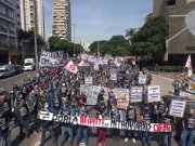 Manifestação dos metroviários de SP mostra enorme força rumo a greve dia 12