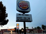 Trabalhadores do Burger King nos EUA se demitem em massa denunciando superexploração 