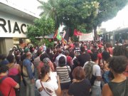 Recife tem centenas de pessoas em ato por Justiça para Moïse