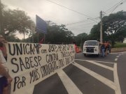 Estudantes e trabalhadores da Unicamp vão às ruas se unindo ao Metrô, Sabesp e CPTM contra as privatizações do Tarcísio