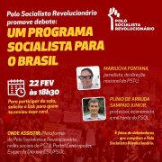Polo Socialista e Revolucionário debate: um programa Socialista para o Brasil