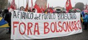 Bolsonaro é recebido com protestos em cidade do interior italiano