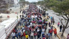 Massiva mobilização em Tuxtla Gutiérrez contra 'gasolinaço'