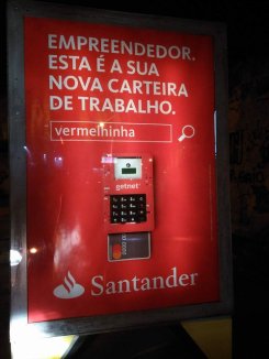 Santander usa do desemprego para lucrar mais com absurda propaganda