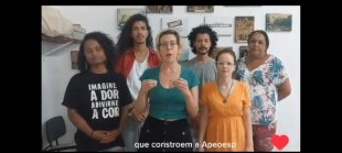 Professores de Santo André manifestam solidariedade ao povo argentino que luta contra Milei