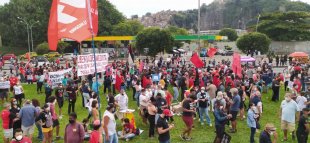 Milhares se manifestam no Rio de Janeiro contra Bolsonaro neste 19 de Junho