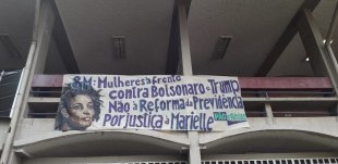 8M Campinas: Mulheres contra a Reforma da Previdência de Bolsonaro e por justiça à Marielle e Quelly