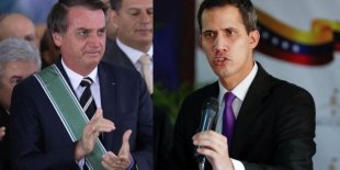 Guaidó visita Bolsonaro: golpistas se reúnem em prol da intervenção dos EUA na Venezuela