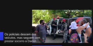 Vídeo mostra que PMs ignoraram pedido de ajuda de homem alvejado no olho em Recife