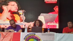 Fala de Flavia Valle, professora de MG, apresenta posições do Nossa Classe no ponto nacional, internacional e de lutas no V Congresso da CSP-CONLUTAS