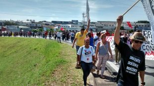 Mobilizações da greve de professores de São Paulo