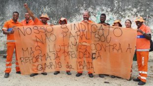 Garis do Rio protestam no 15M apesar de seu sindicato que não paralisou