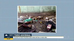 Escola da Zona Leste de São Paulo convive com lixo e degradação
