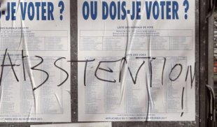 O que expressa um terço dos franceses não terem votado nem em Macron e nem Le Pen?