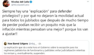 Argentina: Del Caño (PTS-FIT) foi quem mais mobilizou no Twitter sobre o ataque às aposentadorias