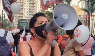 "Com a direita, atos foram menores. Queremos unidade da nossa classe!", diz Maíra Machado