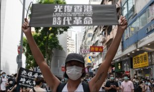 Milhares tomaram as ruas de Hong Kong contra a lei de segurança nacional chinesa