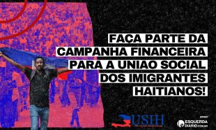 Campanha financeira da União Social dos Imigrantes Haitianos.
