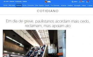 Nem mídia consegue esconder apoio aos metroviários-SP no 14J contra Reforma da Previdência