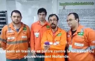 Vídeo de petroleiros em apoio a trabalhadores na França viraliza nas redes sociais