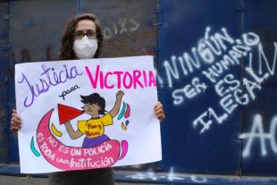 Protestos de mulheres no México após polícia assassinar brutalmente imigrante salvadorenha