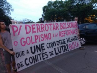 Nessas eleições do CONSU controladas pela reitoria, é preciso fortalecer nossas entidades contra Bolsonaro, os golpistas e suas reformas