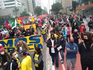 [VIDEO] Novo ato contra o racismo e o governo Bolsonaro em São Paulo