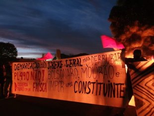 Juventude Faísca se mobiliza junto aos indígenas contra PL490 e marco temporal