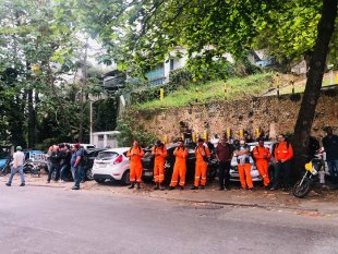 Trabalhadores do TABG fazem paralisação por falta de efetivo e em apoio à greve do CNCL