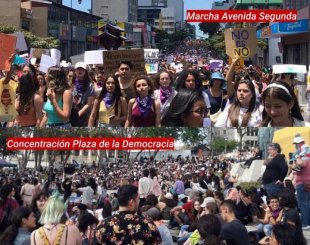 8M na Costa Rica: milhares se mobilizam pelo direito ao aborto e à violência patriarcal
