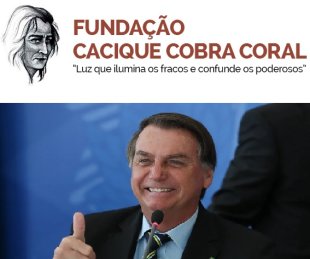 Para "resolver" crise hídrica, Bolsonaro chama charlatão Cacique Cobra Coral