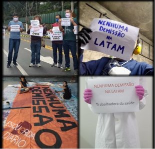 Centenas se somam à campanha contra as demissões na LATAM