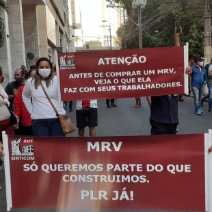 Com lucros de 137 milhões, MRV se nega a pagar PLR a operários em greve 