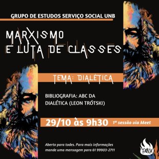 Marxismo e Luta de Classes: vai começar grupo de estudos na UnB, participe!