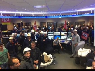 Grevistas ocupam a sala de comando da principal empresa de Energia da França