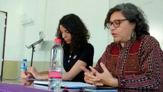 Andrea D'Atri em Madri: “Vamos lutar para que haja mais mulheres empresárias ou por terminar com a exploração capitalista?”