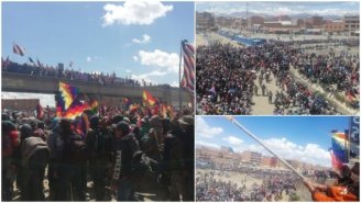 Bolívia: uma massiva assembleia em El Alto votou a exigência da renúncia de Áñez e marchar até La Paz contra o golpe
