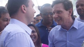 Descaradamente, Crivella presta solidariedade ao "perseguido" Flavio Bolsonaro: "a verdade vai prevalecer"