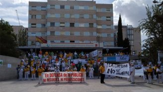 Madri: trabalhadoras em pé de guerra contra a terceirização da limpeza do hospital Gregorio Marañón