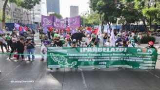 Na Cidade do México reprimiram a marcha pelo direito ao aborto