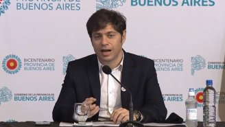 Axel Kicillof, governador kirchnerista de Buenos Aires, endossou a repressão na ocupação de Guernica