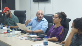 Mesa debate: "Crises e a ofensiva do Capital: conjuntura do Brasil e região" na Paraíba