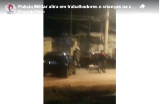 Polícia Militar atira em trabalhadores e crianças na comunidade do Sapé, em São Paulo