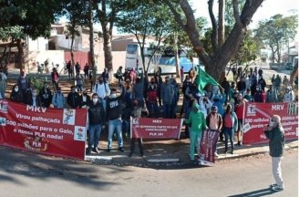 Professores de Minas Gerais apoiam a greve dos trabalhadores da MRV