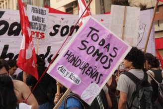 A agrupação latino-americana de mulheres Pão e Rosas repudia o assassinato Berta Cáceres
