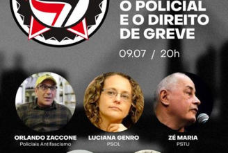 Nos EUA massas questionam a polícia, no Brasil Luciana Genro do MES/PSOL e PSTU debatem direitos dos racistas fardados